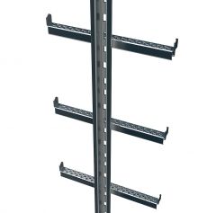 Zarges Einholmleiter mit integrierter Steigschutzschiene Stahl verzinkt 1,40 m Länge
