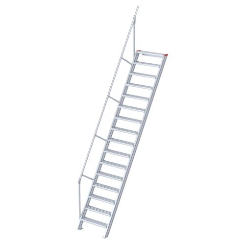 Euroline 510 Treppe 60° 1000mm Stufenbreite 16 Stufen