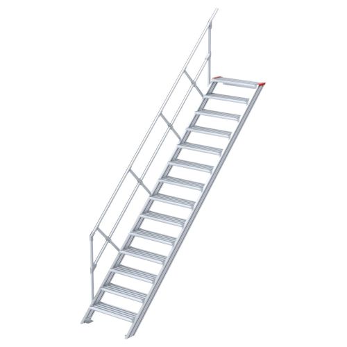 Euroline 510 Treppe 45° 600mm Stufenbreite 14 Stufen