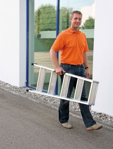 MUNK Stehleiter beidseitig begehbar mit clip-step R13 2x6 Stufen