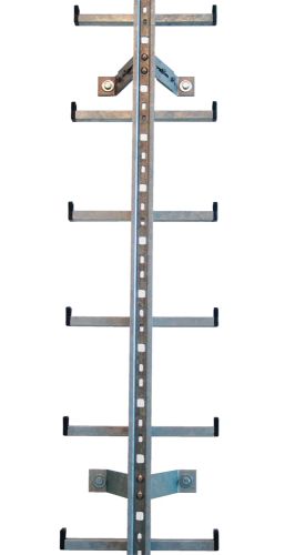 MUNK Einholmleiter Edelstahl V4A Länge 2,80m